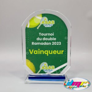 Trophée en Cristal Personnalisable –  NL-22