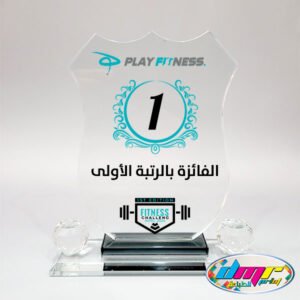 Trophée en Cristal Transparent – BTB-6920