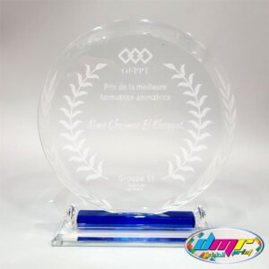 Trophée en Cristal Transparent – BTB-8908