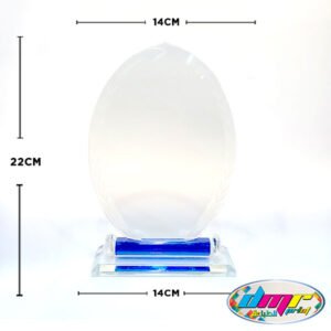 Trophée en Cristal Transparent - 8678