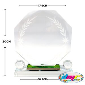 Trophée en Cristal Transparent - DMR005