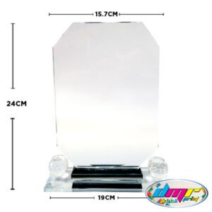 Trophée en Cristal Transparent - DMR006